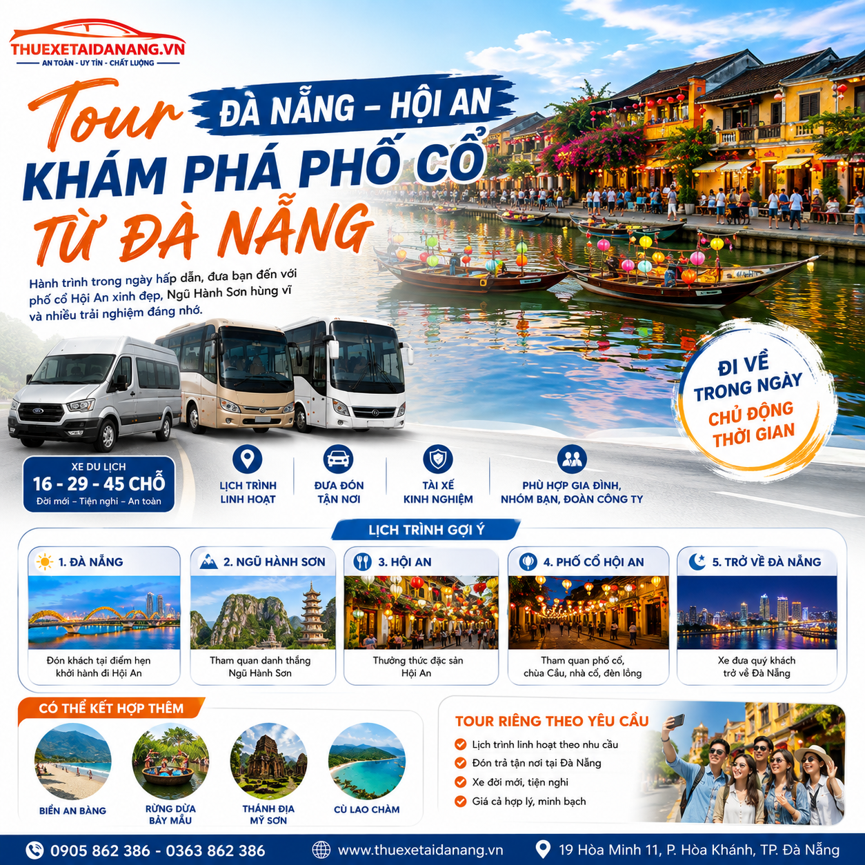 Tour Đà Nẵng – Hội An giá rẻ